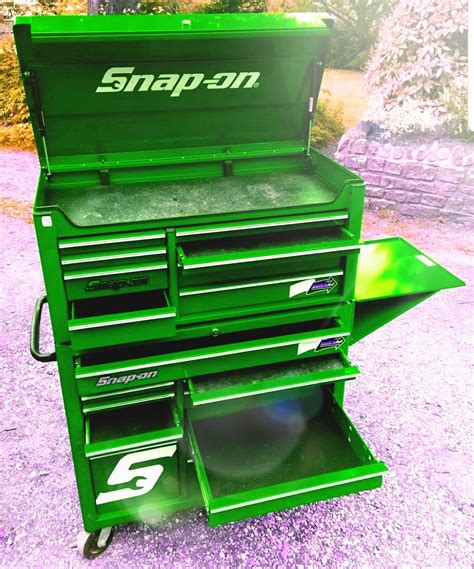 electric green snap on tool box|snap on miniature tool box.